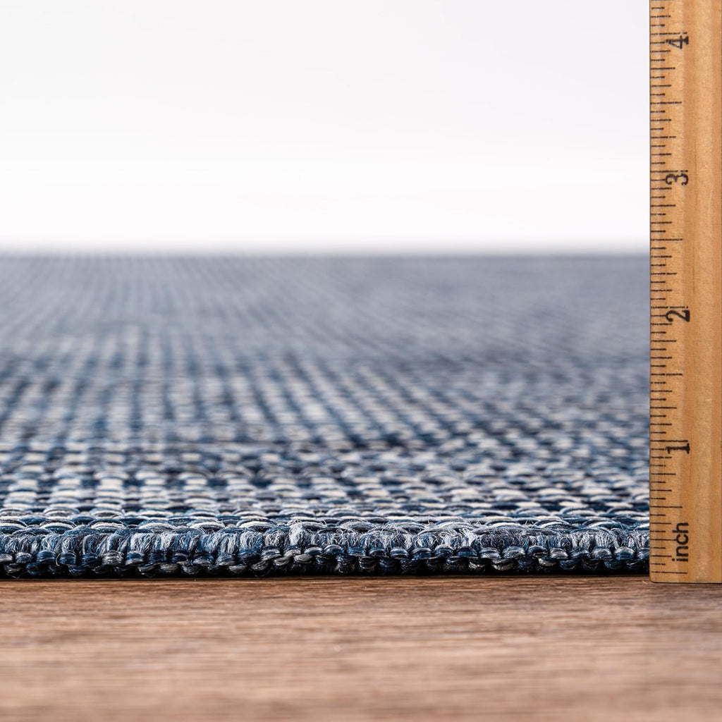 Keen Home Design Terrace Outdoor Area Rug - 4x6 Washable Indoor/Outdoor Rug for Patio, Kitchen, Balcony, Beach, Garden, Deck and Porch, Size: 3'10"x5'7"