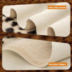 Leopard Print Rug, Cheetah Rugs 5.2x6.8ft Large Faux Cowhide Hide Skin Rug - Image 4
