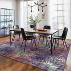 RELEANY Washable 10'x14' Abstract Area Rug - Image 2