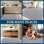 OLANLY Dog Door Mat for Muddy Paws 54x24, Super Absorbent Chenille Mud Mat | - Image 8