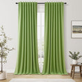 100% Blackout Curtains 120 Inch Length 2 Panels Set by Guken
