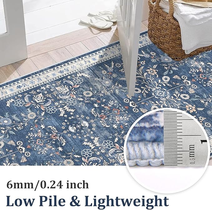 Yamaziot 2x3 Washable Entryway Rug Non Slip Indoor Door Mat, Stain Resistant - Image 4