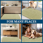 OLANLY Dog Door Mat for Muddy Paws 59x32, Super Absorbent Chenille Mud Mat | - Image 8