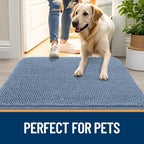 OLANLY Dog Door Mat for Muddy Paws 47x17, Super Absorbent Chenille Mud Mat | - Image 6