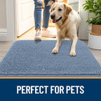 OLANLY Dog Door Mat for Muddy Paws 70x24, Super Absorbent Chenille Mud Mat | - Image 6