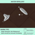 Reversible Couch Cover for 3 Cushion, Pet Friendly Water Repellent Couch Sofa - Image 4