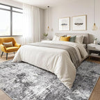 LOONGRUG 9x12 Area Rug Washable Large Neutral Modern Living Room Rugs | - Image 4