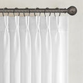Topfinel Beige White White Linen Curtains 95 Inches Long by Topfinel