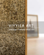 VIYYIEA Framed Canvas Wall Art Home Decor Abstract Textured Wall Prints Modern Bedroom Wall Decor Boho Art Room Décor Chic Wall Pictures Aesthetic Prints Artwork for Living Room Bathroom Decor 8x10in