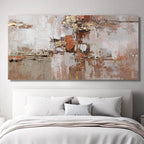 Gold Canvas Wall Art Framed Prints for Wall Decor 29"x58" Abstract Artwork for Living Room Posters for Bedroom Kitchen