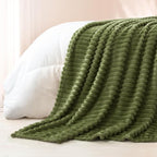 Exclusivo Mezcla Striped King Size Fleece Blanket - Image 6