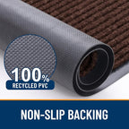 OLANLY Front Door Mat 47x17, Waterproof Heavy-Duty Indoor Outdoor Doormat | - Image 3
