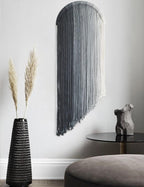 Macrame Wall Hanging Dip Dyed Macrame Decor for Living Room Bedroom Boho Decor 20"
