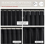 Black Viral Sheer Curtains 84 Inches Long - Image 5