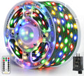 Ollny Christmas Lights 800 LED 262FT Plug in, IP67 Waterproof Green Wire Outdoor Christmas Lights with Remote, 8 Modes with Timer String Light for House Indoor Xmas Decorations Multicolored