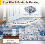 RELEANY Washable 10'x14' Abstract Area Rug - Image 6