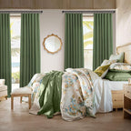 Christmas Olive Green Curtains 108 Inches Long - Image 6