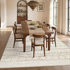 cotiled Boho 5x7 Area Rugs for Living Room: Soft Moroccan Washable Rug | Solve - Image 7