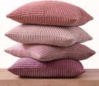 MIULEE Pink Spring Throw Pillow Covers 20x20 Inch Set of 4 Boho Farmhouse - Image 5