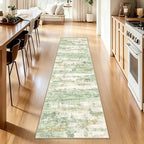 2x10 Runner Rug Non-Slip，Modern Abstract 10ft Washable Runner Rugs - Image 6