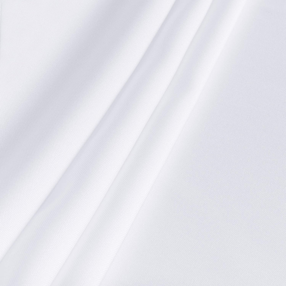 sancua Rectangle Tablecloth - 60 x 84 Inch - Stain and Wrinkle Resistant Washable Polyester Table Cloth, Decorative Fabric Table Cover for Dining Tables, Buffet Parties and Camping, White
