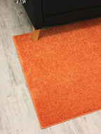 KOECKRITZ Soft and Colorful Kids Classroom Area Rugs (Passes Flammability Pill Test) Many Sizes and Bright Colors to Select from (8' x 10', Tangerine)