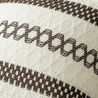 MIULEE Set of 2 Dark Brown Boho Decorative Pillow Covers 20x20 Inch | Fall - Image 4