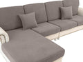 LA MEACK Couch Cushion Covers Seat Cushion Cover Stretch Couch Cover Separate by LA+MEACK