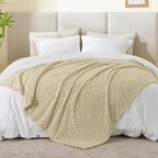 BEDELITE Almond Twin Blanket for Couch, Soft Cozy Gifts for Women, 60 * 80 | 3D - Image 7