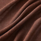 MIULEE Chocolate Brown Linen Curtains 52x96 Inch - Image 4