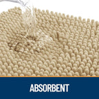 OLANLY Dog Door Mat for Muddy Paws 50x30, Super Absorbent Chenille Mud Mat | - Image 3