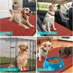 OLANLY Dog Door Mat for Muddy Paws 47x32, Super Absorbent Chenille Mud Mat | - Image 7