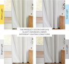 NICETOWN 100% Blackout Linen Texture Curtains 90 inches Long, Thermal Insulated - Image 9