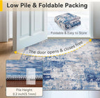 RELEANY Washable 3'x5' Abstract Area Rug - Image 6