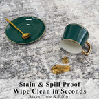 6x9 Washable Living Room Rug – Modern Neutral Abstract Large Indoor Area Rug - Image 5