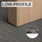 LEKEEPGO Door Mat 17"x29", Non Slip Door Mat Indoor Entrance, Rubber Backing Indoor Door mat Washable Absorbent Low-Profile Doormat Front Entryway Entry Resist Dirt Inside Door Mats, Grey