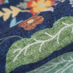 2x5 Washable Hallway Runner Rug: Stain Resistant Floral Scalloped Kitchen Rug - Image 7