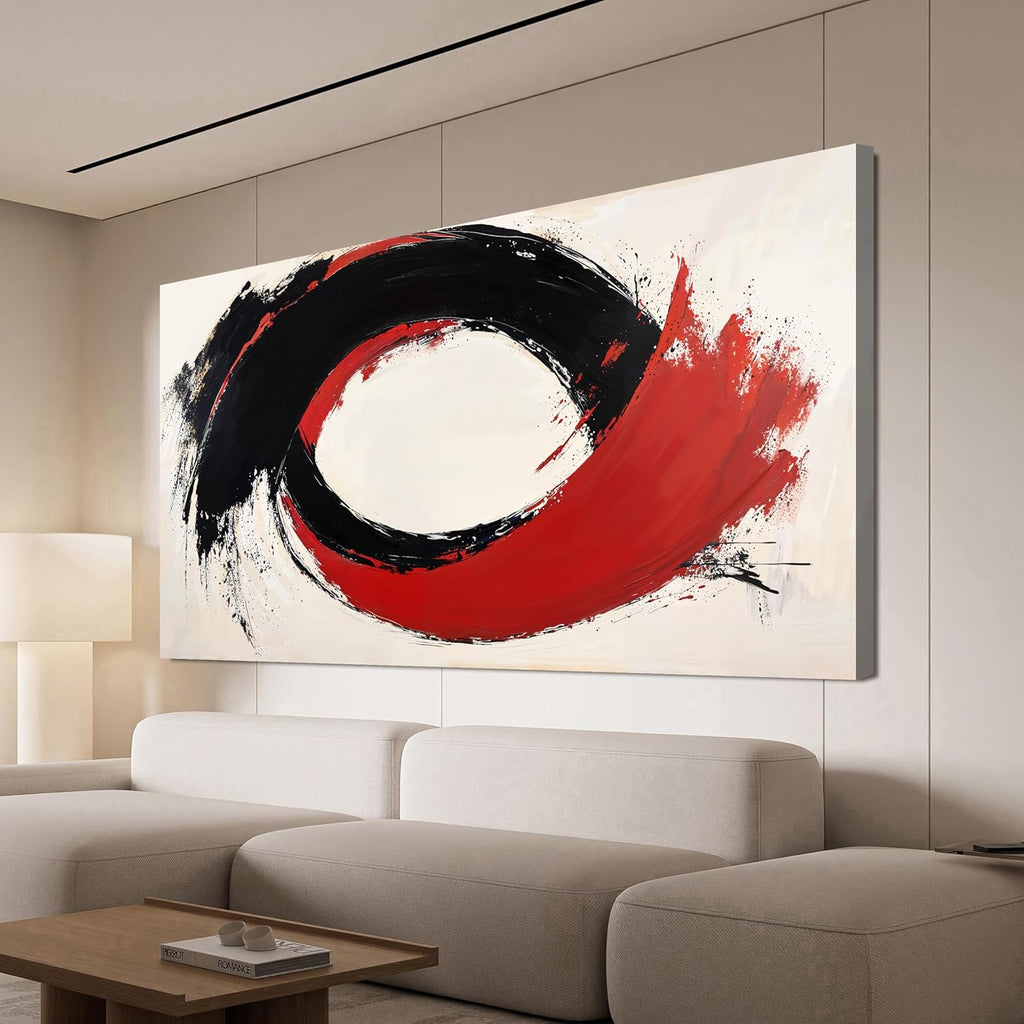 Canvas Wall Art Decor Black and White Wall Art Prints Abstract Canvas Art Wall Decor Modern Abstract Wall Art Decorations Wall Art Pictures for Living Room Artwork for Walls Home Office Decor 20"X40"