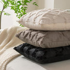 Set of 2 Soft Moroccan Throw Pillow Covers 16x16 Inch Plush Boho Decorative - Image 7