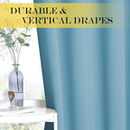NICETOWN Blackout Patio Curtains 100 x 144 Inches Long - Image 4