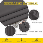 NICETOWN Grey Room Darkening Curtains Blackout 40 inch Curtains - Image 5
