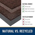 OLANLY Front Door Mat Outside 47x17, All-Season Heavy-Duty Rubber Doormat | - Image 4