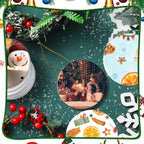 60 Pcs Sublimation Ceramic Ornaments Blank Double-Sided 3 inch Round Sublimation Ornament Blanks for Heat Press Printing Crafting DIY Personalized Christmas Home Decor