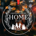 New Home Ornament 2024, Our First Christmas in Our New Home 2024, New House Gift Ideas for Couple, Welcome Home Gifts, Housewarming Gifts