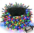 Christmas Lights Outdoor, 66FT 200 LED Christmas String Lights with 8 Modes Waterproof, Connectable Twinkle Light Green Wire for Indoor Xmas Patio Yard Party Holiday Decorations, Multicolor