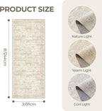 3x8 Runner Rug Non Slip, Washable Hallway Runner Rug, Nursery Room, Soft Runner - Image 2