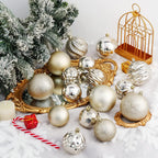 XmasExp 24ct Christmas Ball Ornaments Shatterproof Xmas Tree Hanging Balls Decorations Perfect for Holiday Wedding Christmas Decor (Champagne, 2.36")