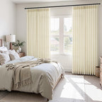 Topfinel 102 Inch Curtains 2 Panels Set, Two Packs Pinch Pleat Back Tab Linen - Image 2