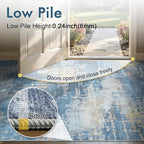 5x7 Ft Area Rugs for Living Room, Soft Non-Slip Washable Rugs Modern Abstract - Image 7