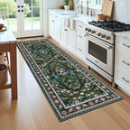 HEBE Hallway Runner Rug 2'x6', Washable Non Slip Kitchen Rug Runner | Soft Boho - Image 9